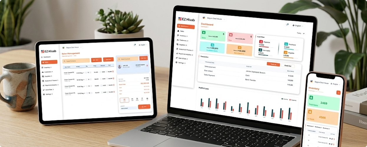 EZ Hishab Dashboard